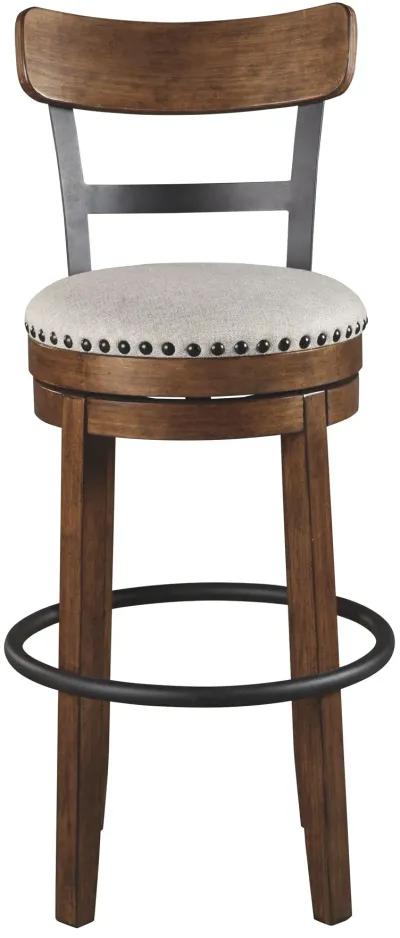 Valebeck -  Tall Upholstered Swivel Barstool