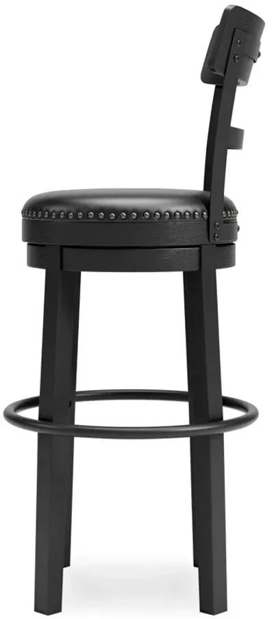 Valebeck -  Tall Upholstered Swivel Barstool