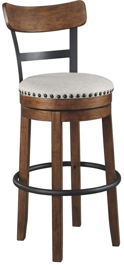 Valebeck -  Tall Upholstered Swivel Barstool