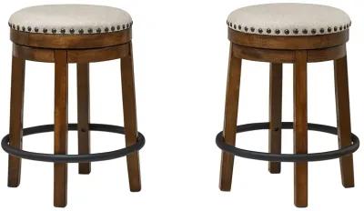 Valebeck - Upholstered Swivel Stool