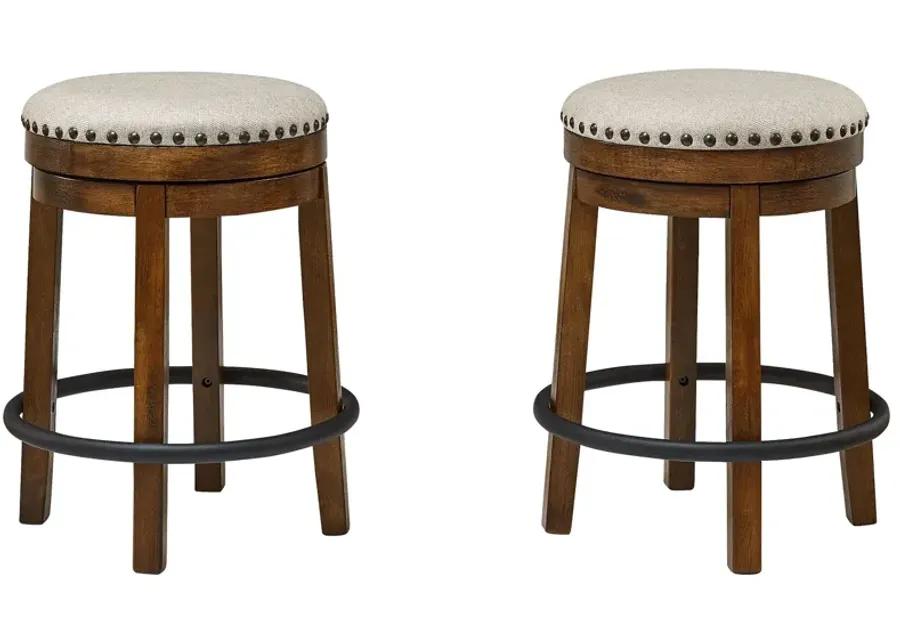 Valebeck - Upholstered Swivel Stool