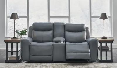 Mindanao - Power Reclining Loveseat With Console /Adj Hdrst