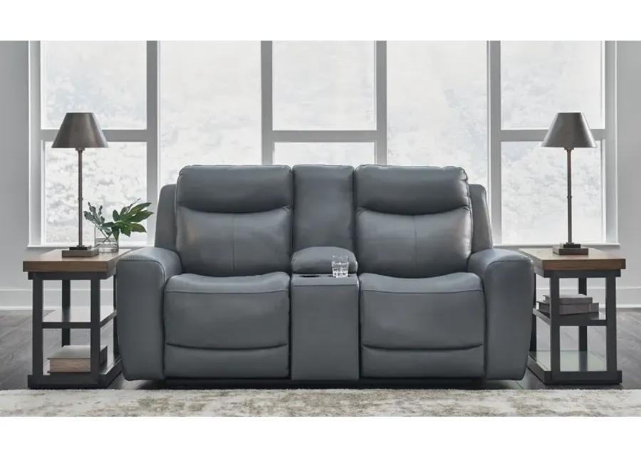 Mindanao - Power Reclining Loveseat With Console /Adj Hdrst