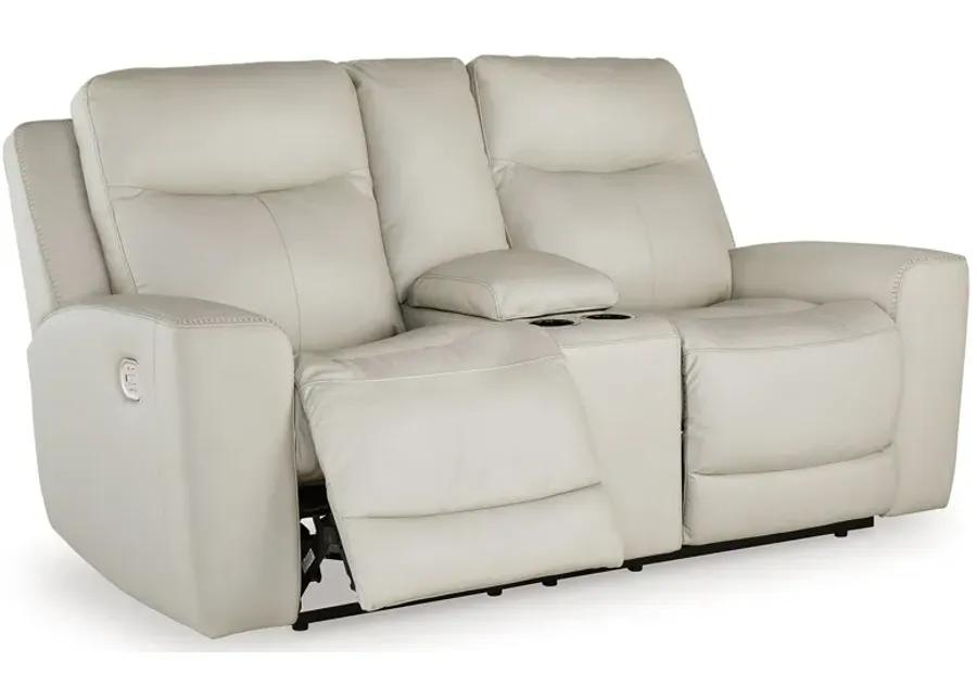 Mindanao - Power Reclining Loveseat With Console /Adj Hdrst