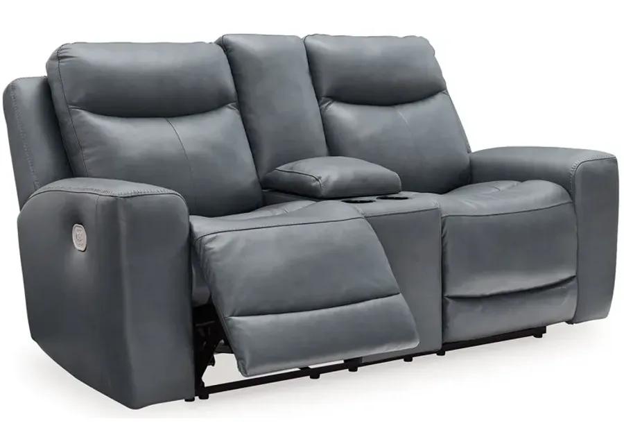 Mindanao - Power Reclining Loveseat With Console /Adj Hdrst