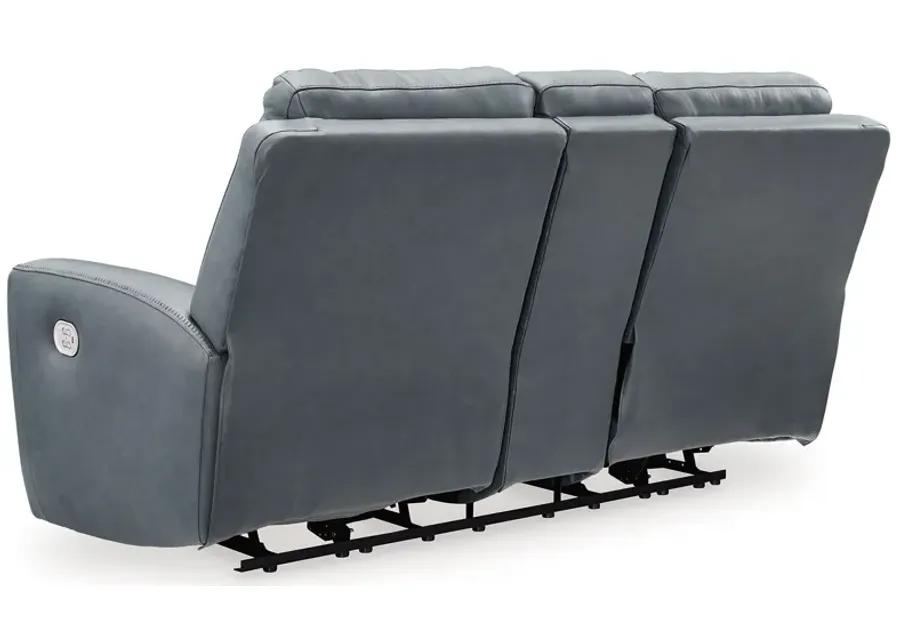 Mindanao - Power Reclining Loveseat With Console /Adj Hdrst