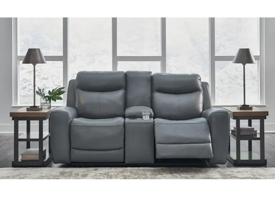 Mindanao - Power Reclining Loveseat With Console /Adj Hdrst