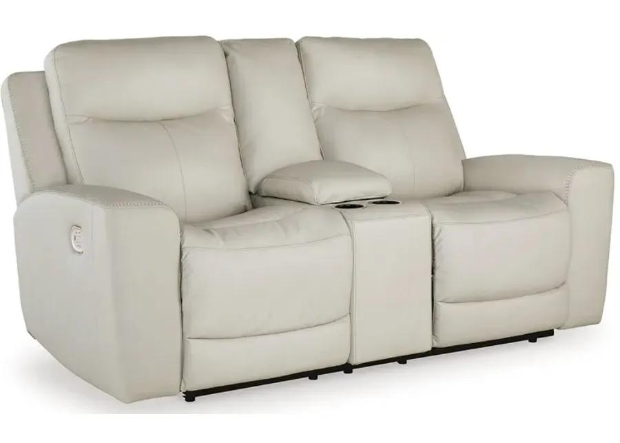 Mindanao - Power Reclining Loveseat With Console /Adj Hdrst