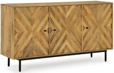 Cadewick - Natural - Accent Cabinet