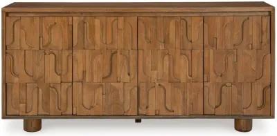 Gadburg - Medium Brown - Accent Cabinet