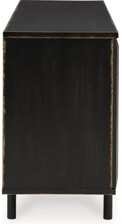 Fair Ridge - Distressed Black - Accent Cabinet