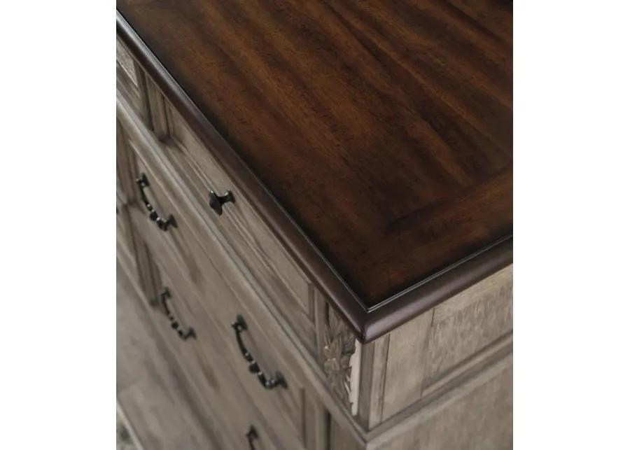 Lodenbay - Antique Gray - Dresser, Mirror