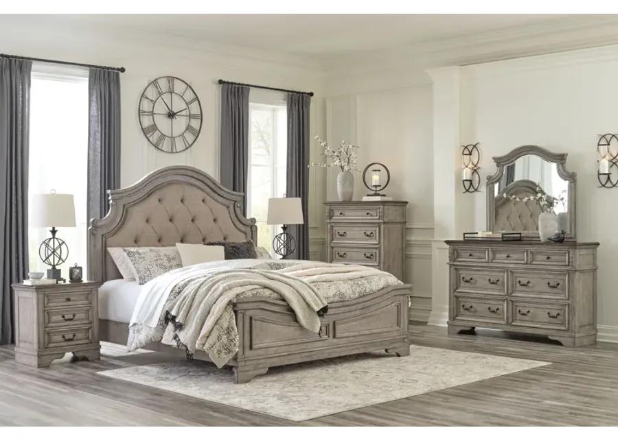 Lodenbay - Antique Gray - Dresser, Mirror