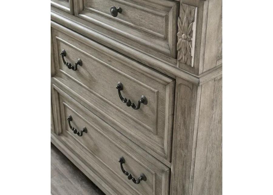 Lodenbay - Antique Gray - Dresser, Mirror