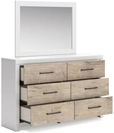 Charbitt - Two-tone - Dresser And Mirror