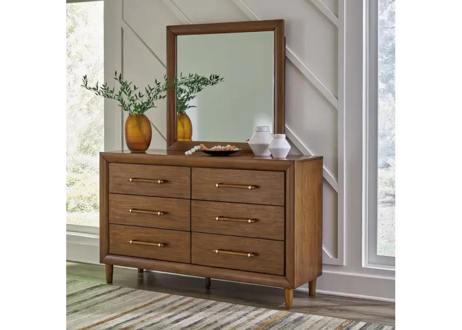 Lyncott - Brown - Dresser And Mirror