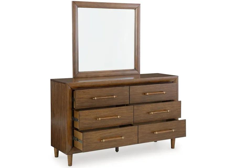 Lyncott - Brown - Dresser And Mirror