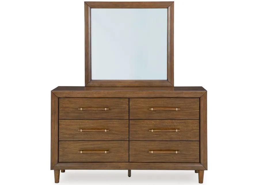 Lyncott - Brown - Dresser And Mirror