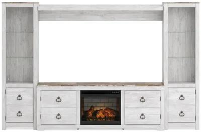 Willowton - Entertainment Center With Fireplace Option