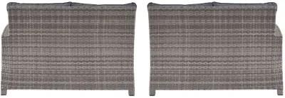 Salem - Gray - Raf / Laf Loveseat W/Cush (Set of 2)