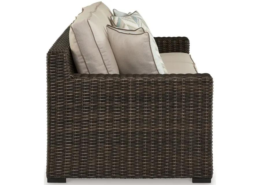 Coastline Bay - Brown - Sofa With Cushion