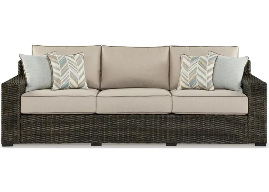 Coastline Bay - Brown - Sofa With Cushion