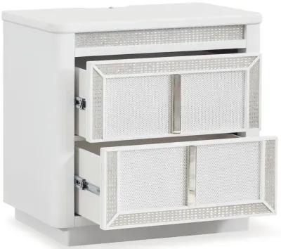 Chalanna - White - Two Drawer Night Stand