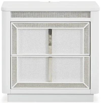 Chalanna - White - Two Drawer Night Stand