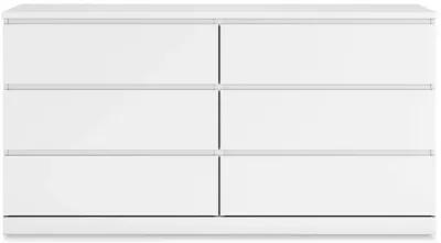 Onita - White - Six Drawer Dresser