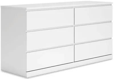 Onita - White - Six Drawer Dresser