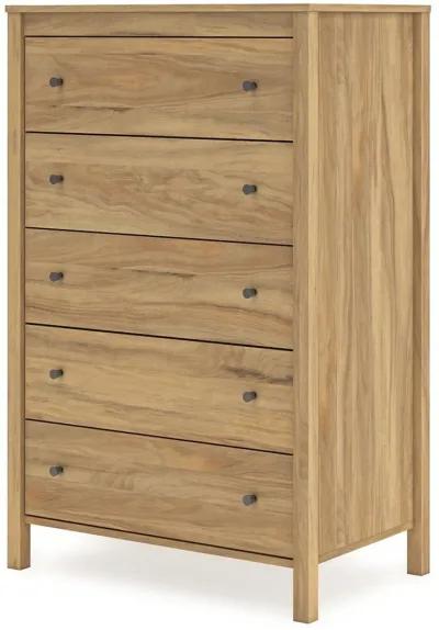 Bermacy - Light Brown - Five Drawer Chest