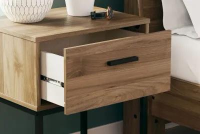 Deanlow - Honey - One Drawer Night Stand