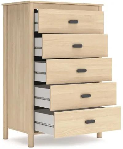 Cabinella - Tan - Five Drawer Chest