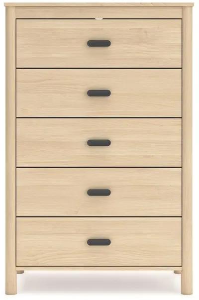 Cabinella - Tan - Five Drawer Chest