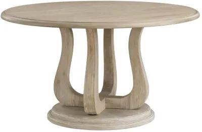 Trofello - 5 Piece Round Dining Table Set - White Washed