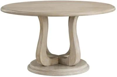 Trofello - 5 Piece Round Dining Table Set - White Washed