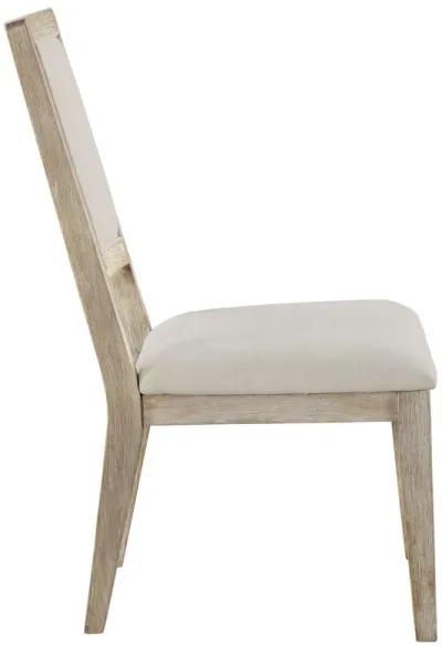 Trofello - Cushioned Dining Side Chair (Set of 2) - White Washed