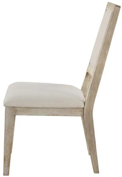 Trofello - Cushioned Dining Side Chair (Set of 2) - White Washed