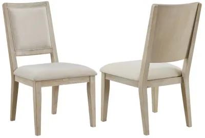 Trofello - Cushioned Dining Side Chair (Set of 2) - White Washed