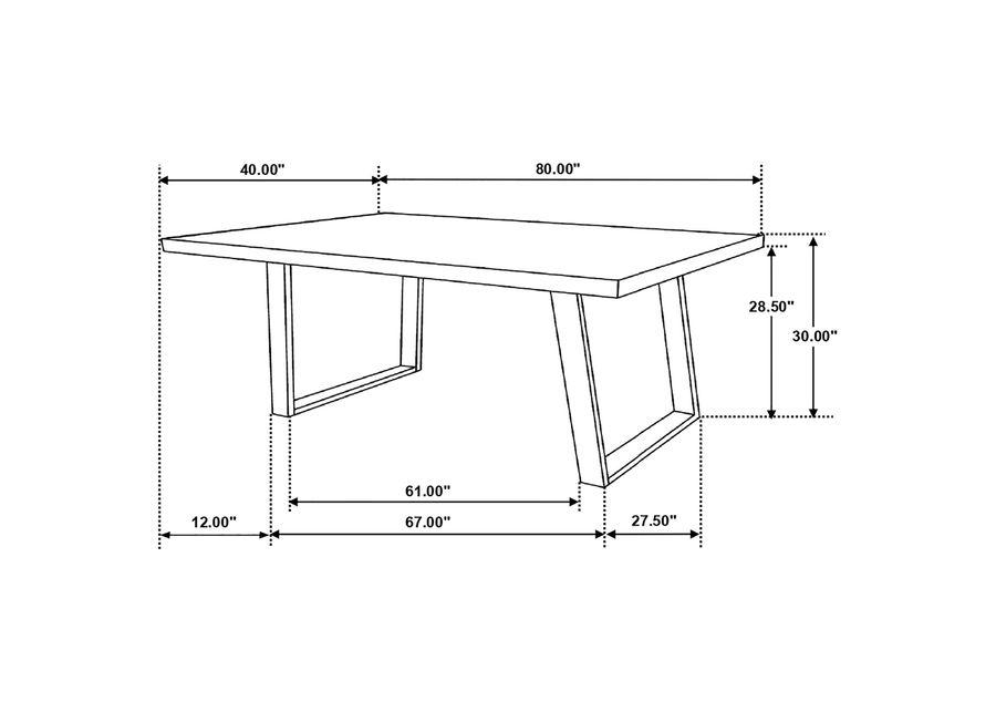 Misty - Rectangular Dining Set