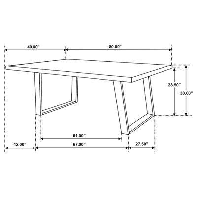 Misty - Rectangular Dining Set