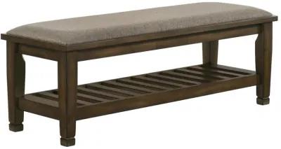 Franco - Bench with Lower Shelf