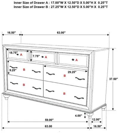 Barzini - Transitional Bedroom Set