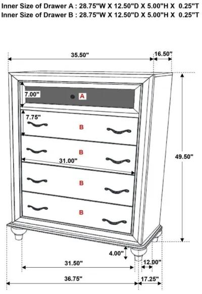 Barzini - Transitional Bedroom Set