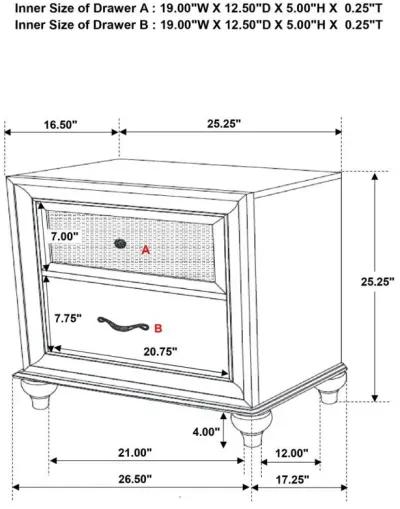 Barzini - Transitional Bedroom Set