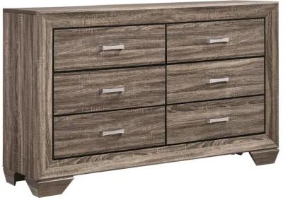 Kauffman - Transitional High Headboard Panel Bed Bedroom Set