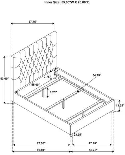 Chloe - Tufted Upholstered Bed