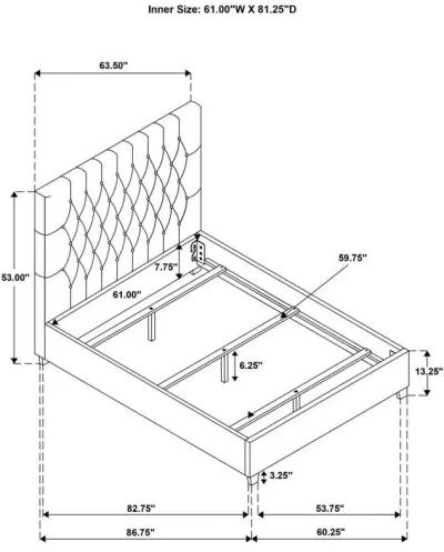 Chloe - Tufted Upholstered Bed