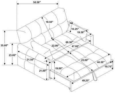 Cotswold - Tufted Cushion Sleeper Sofa Bed