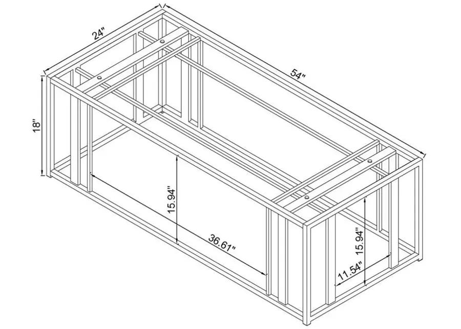 Adri - Metal Frame Coffee Table